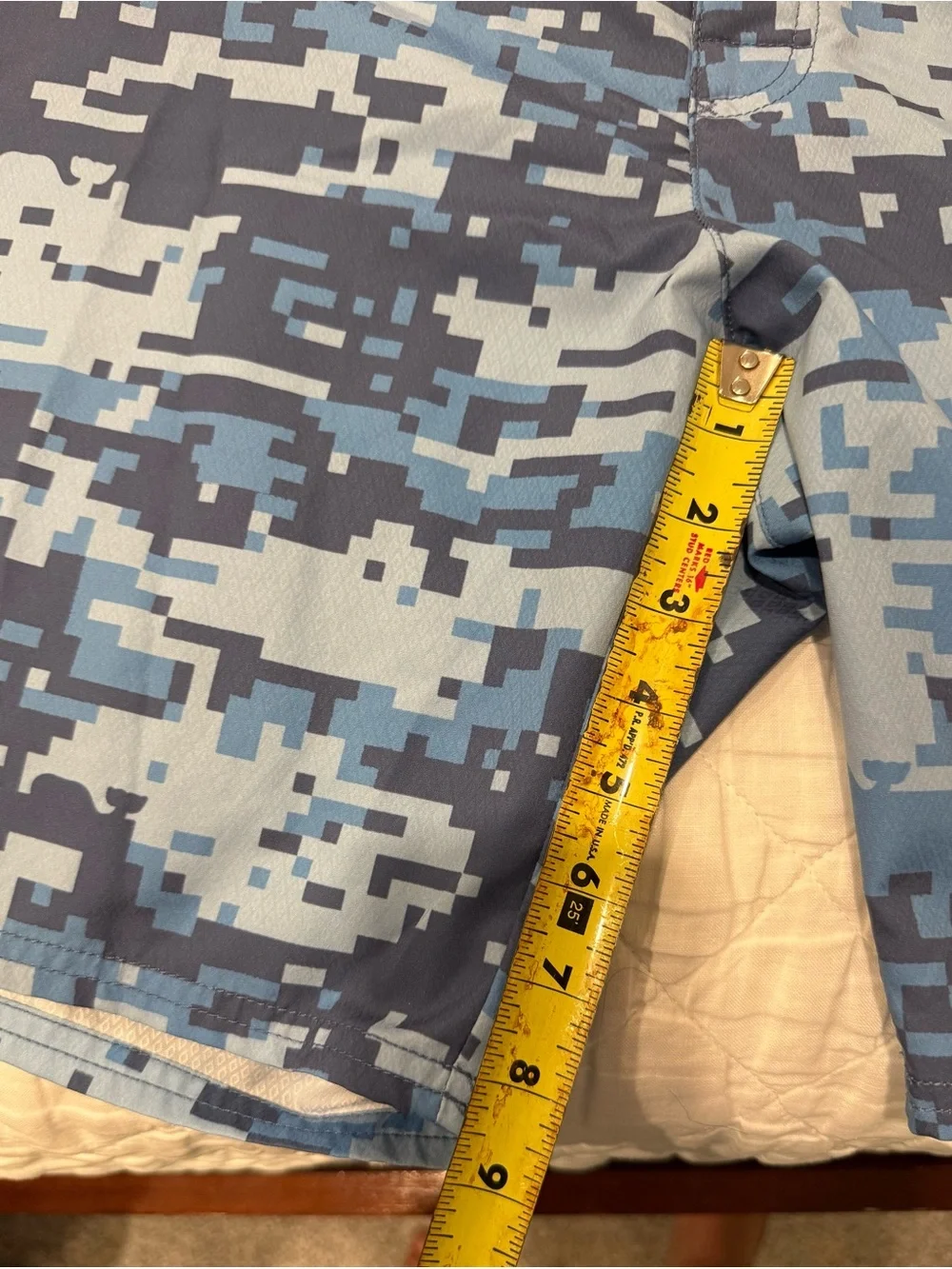 Vineyard Vines Navy & Light Blue Camo Swim Board Shorts